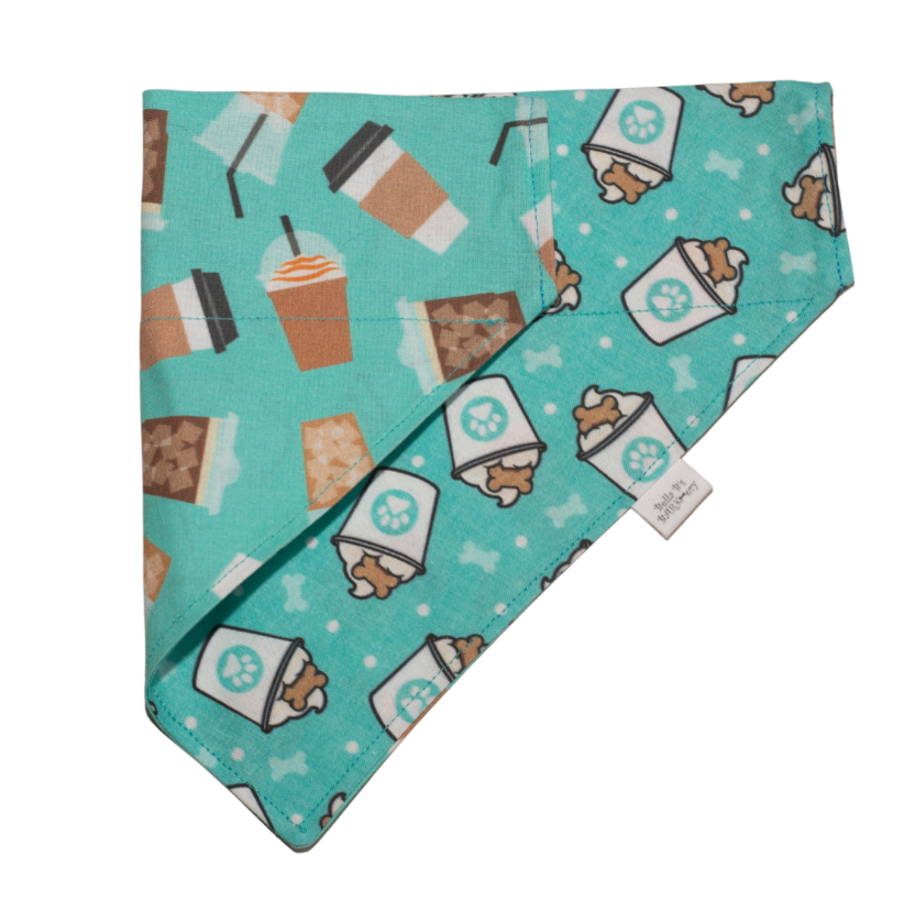 Pupichino and Coffee Dog Bandana