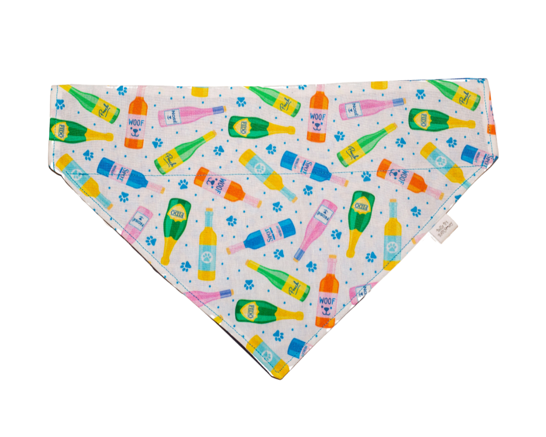 Wine Bottles Dog Bandana