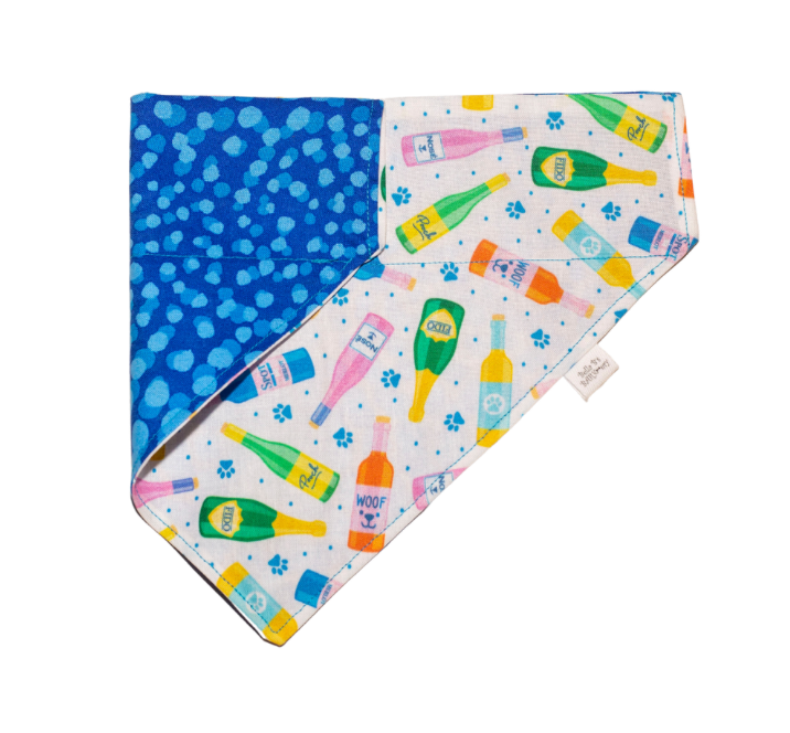 Wine Bottles Dog Bandana