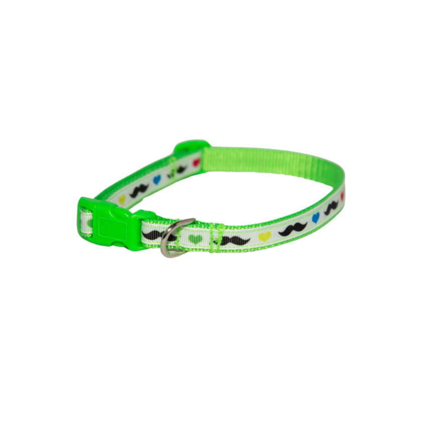 Little Mustache Dog Collar