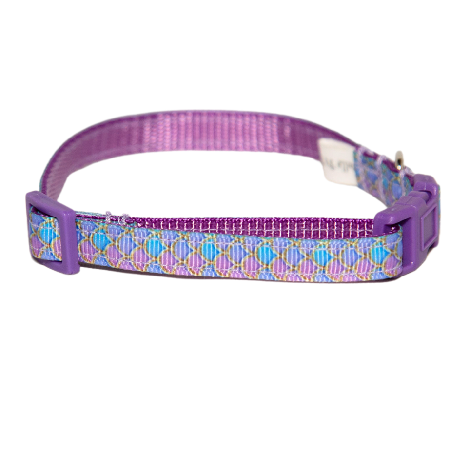 Little Mermaid Scales Dog Collar