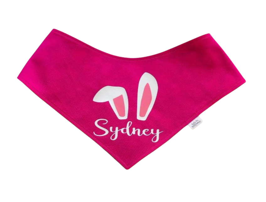 Personalized Bunny Ears Dog Bandana