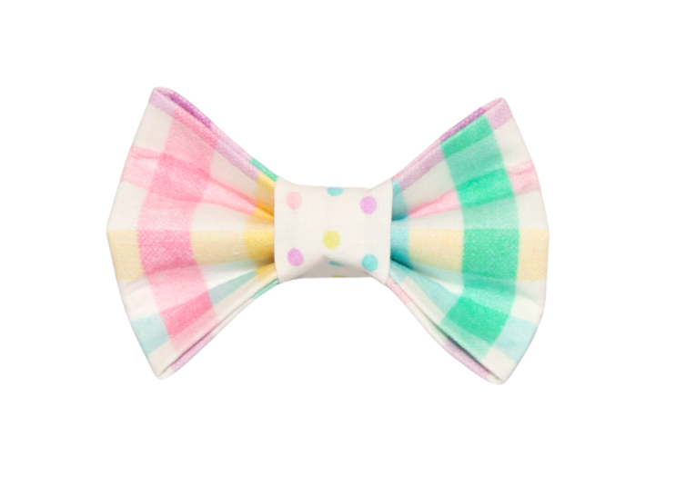 Spring/Easter Plaid Dog Bow Ties