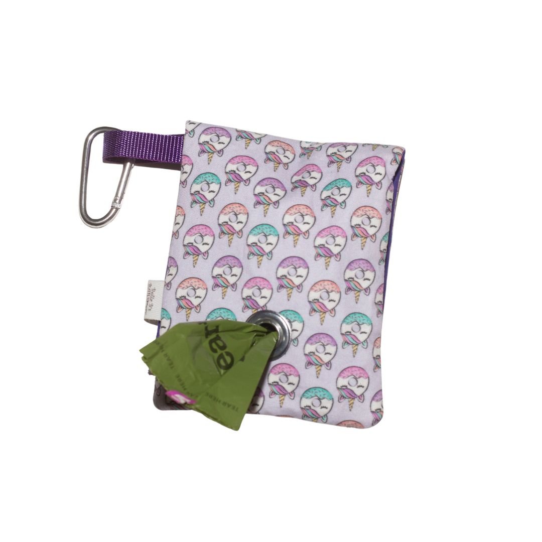Unicorn Donuts Leash Bag Poop Bag Dispenser