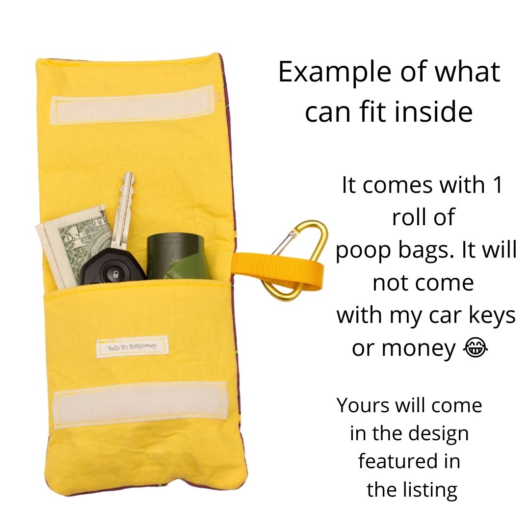 Flamingo Dog Leash Bag-Poop Bag Dispenser