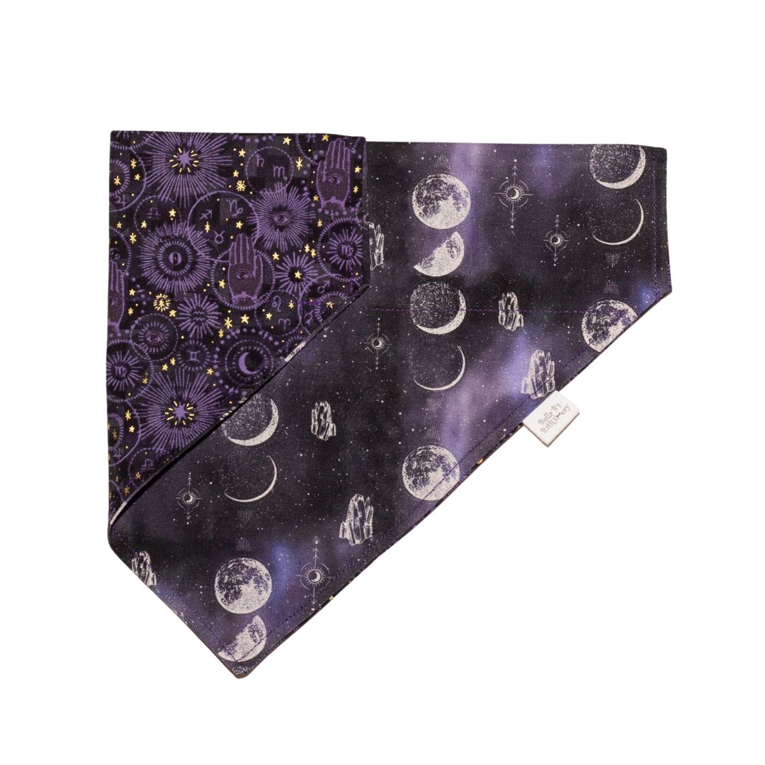 Moon Phases Dog Bandana