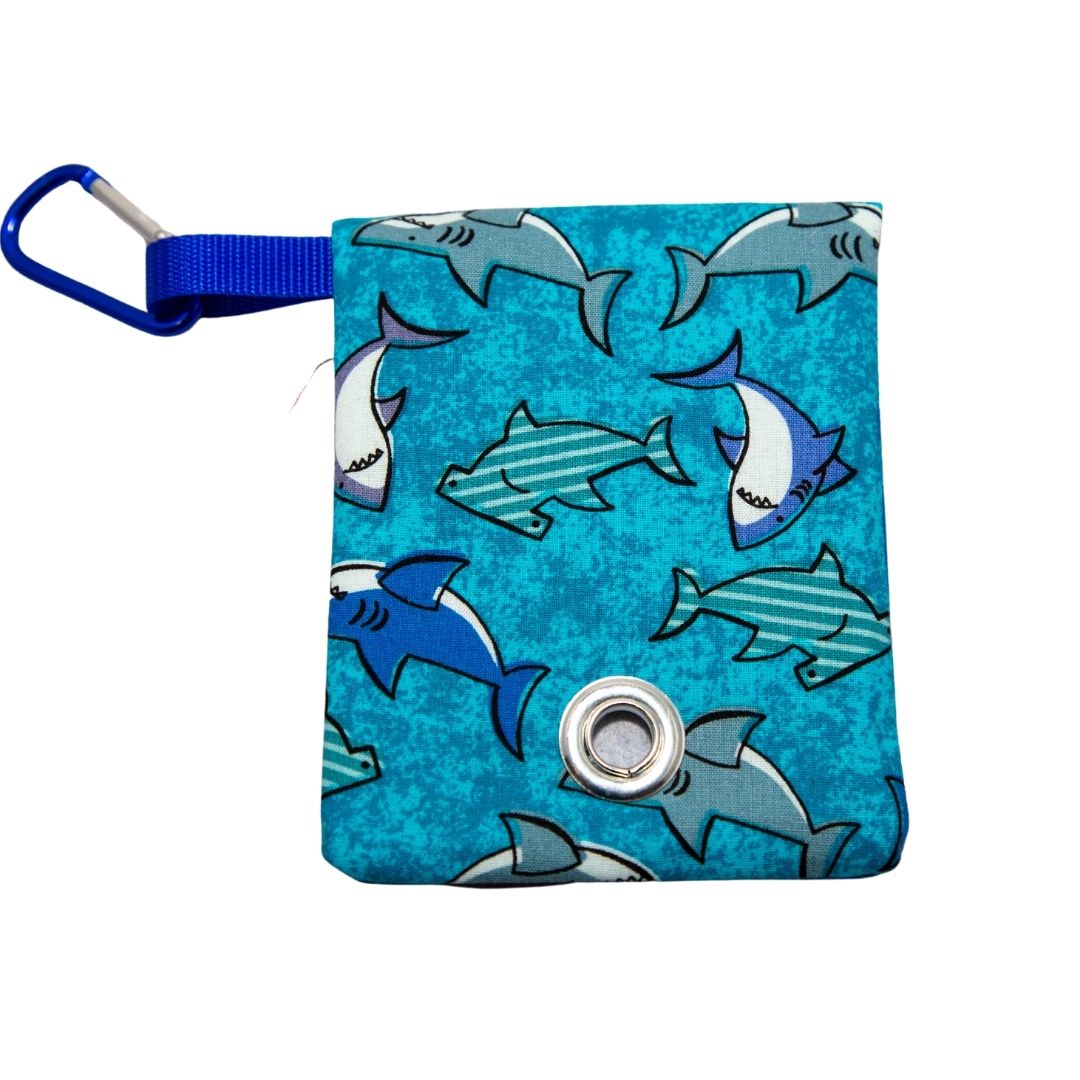 Sharks Dog Leash Bag-Poop Bag Dispenser