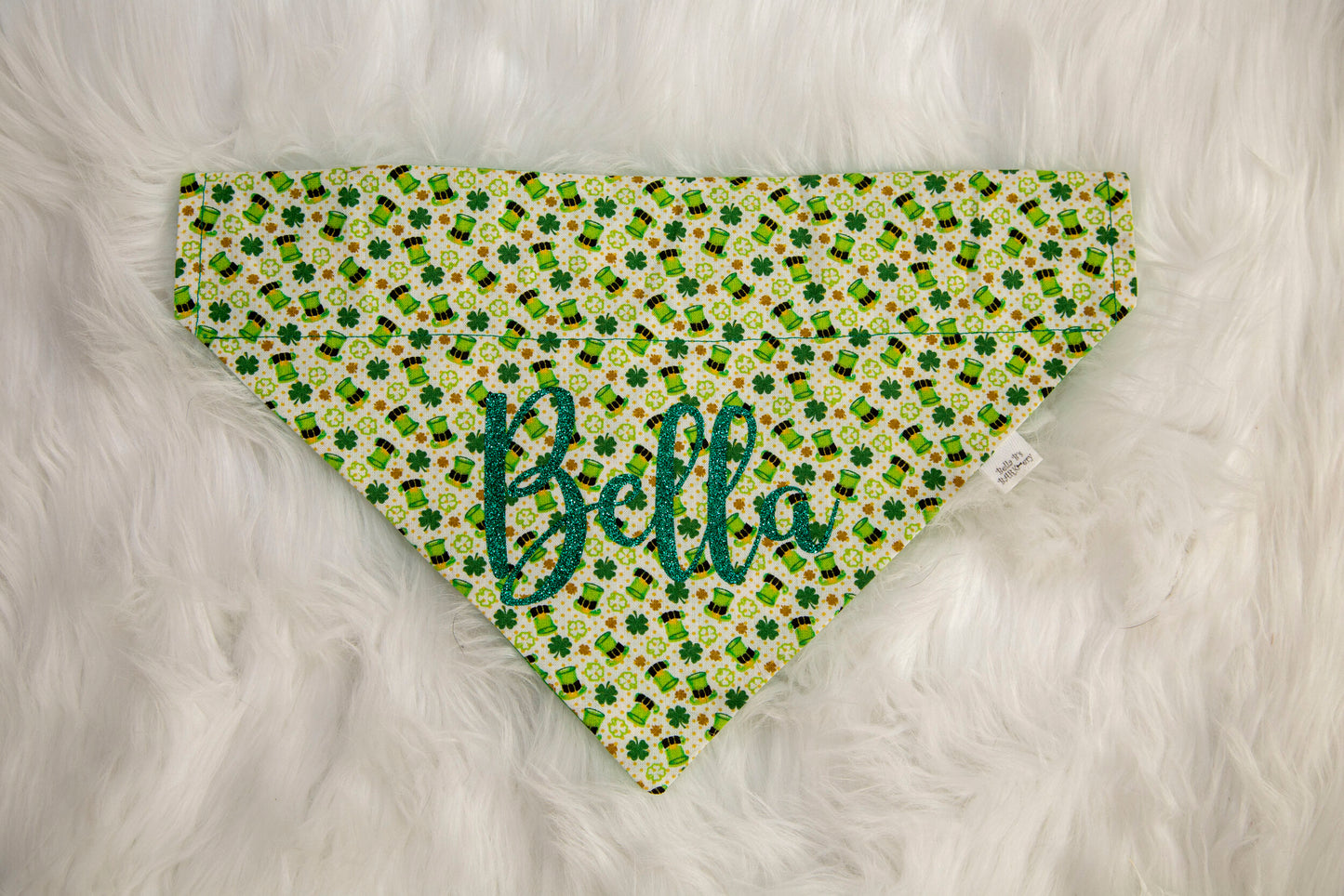 Leprechaun Hat and Clover St. Patricks Day Dog Bandana