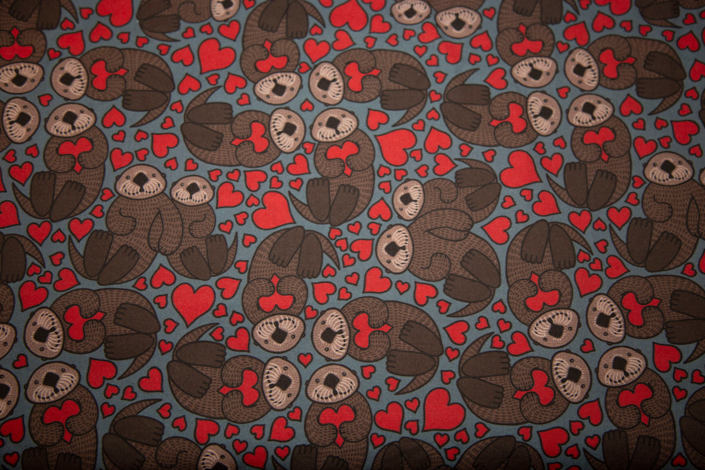 Otters in Love Dog Bandana