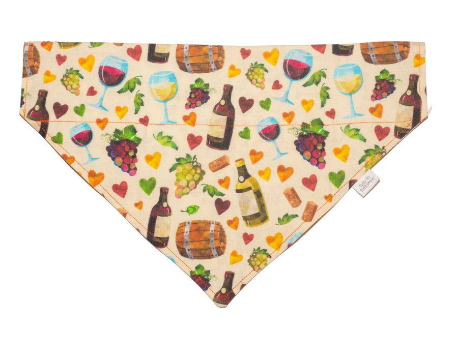 Wine Bandana - Beige