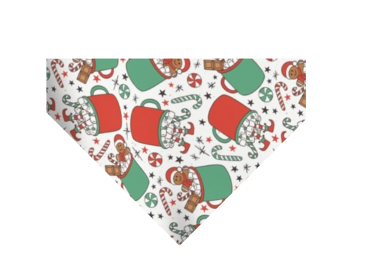 Hot Cocoa Delight Dog Bandana
