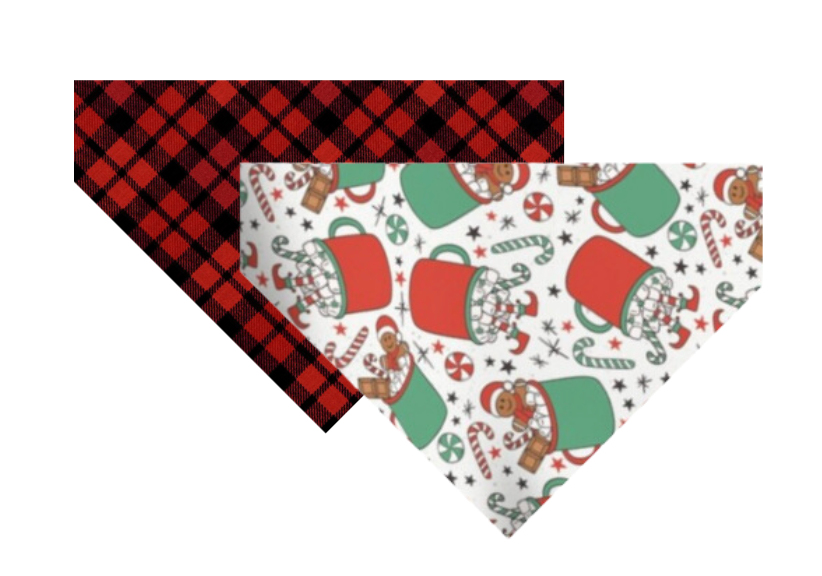 Hot Cocoa Delight Dog Bandana