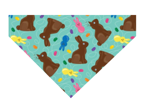 Chocolate Easter Bunny/Gnomes Dog Bandana