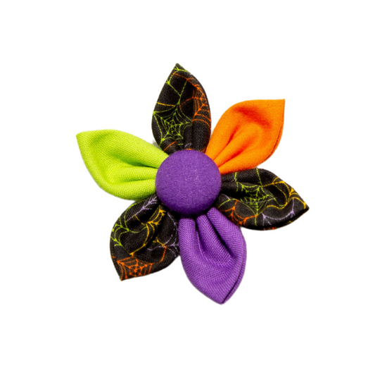 Spider Web Collar Flower