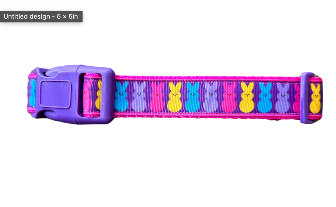 Easter Bunny Dog Collar