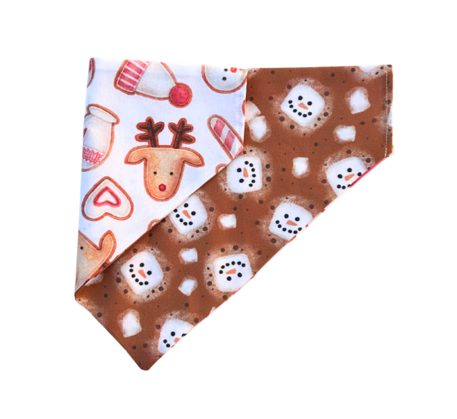 Cocoa Wonderland Reversible Dog Bandana