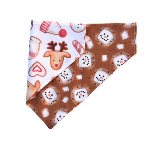 Cocoa Wonderland Reversible Dog Bandana