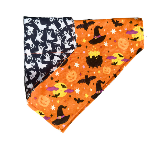 Boo & Bats Reversible Halloween Bandana