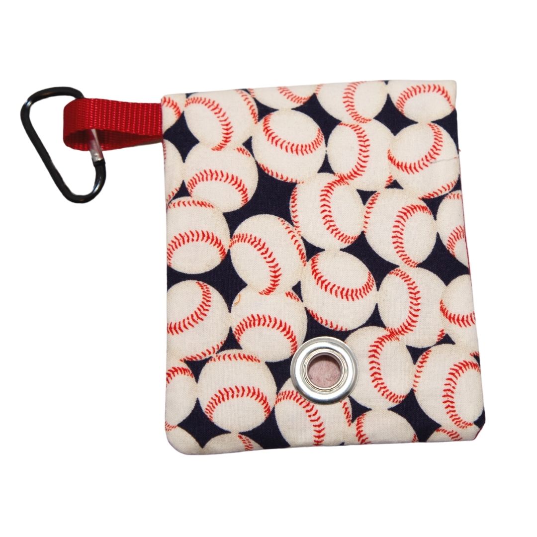 Baseball Dog Leash Bag-Poop Bag Dispenser