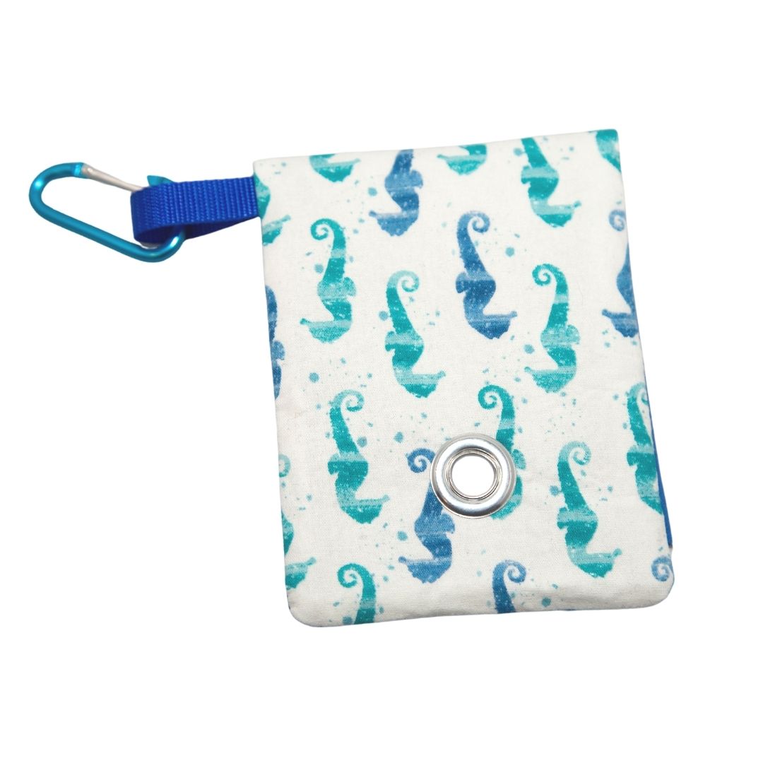 Sea Horses Dog Leash Bag-Poop Bag Dispenser