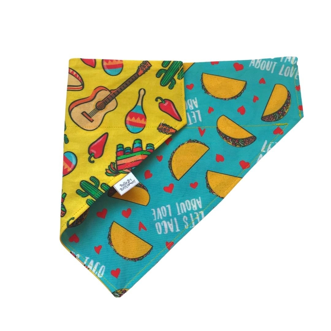 Taco Fiesta Dog Bandana