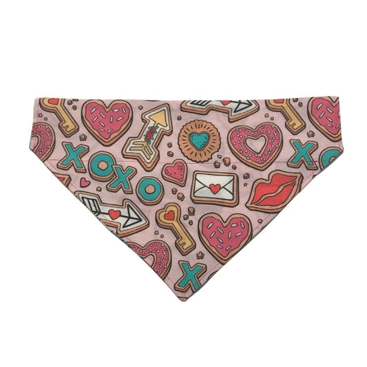 Valentine's Day Cookies Dog Bandana