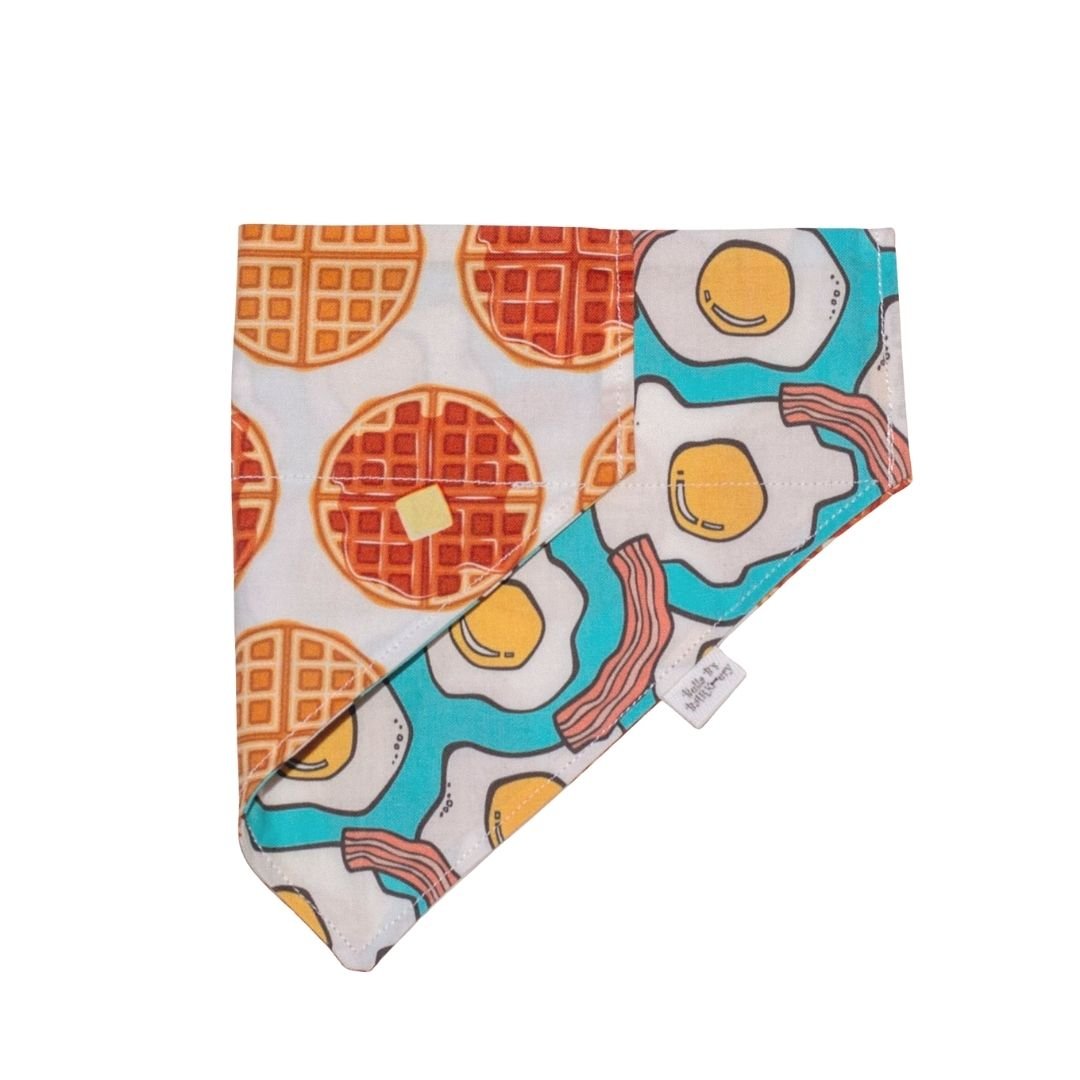 Eggs, Bacon and Waffles Dog Bandana