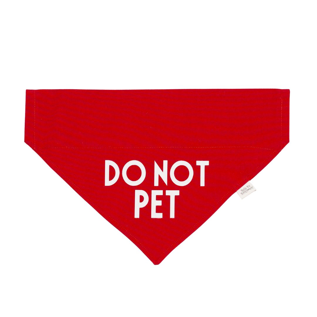 Do Not Pet Dog Bandana