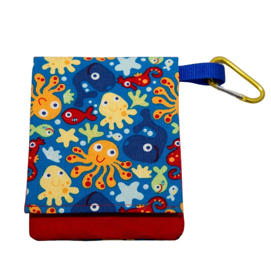 Under The Sea Sea Horses Dog Leash Bag-Poop Bag Dispenser