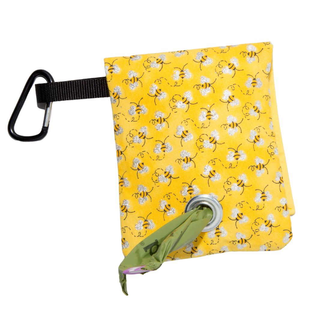 Bee Dog Leash Bag-Poop Bag Dispenser