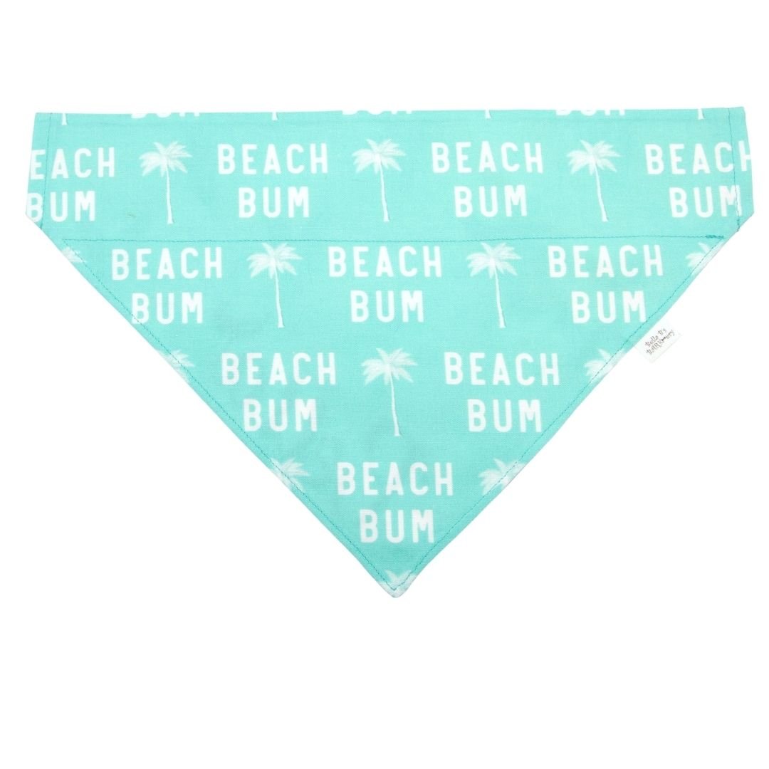 Turquoise Starfish / Beach Bum Dog Reversible Bandana