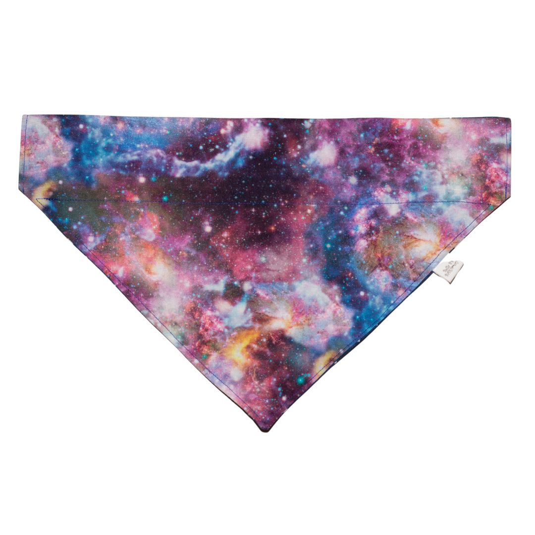 Astronaut Galaxy Dog Bandana