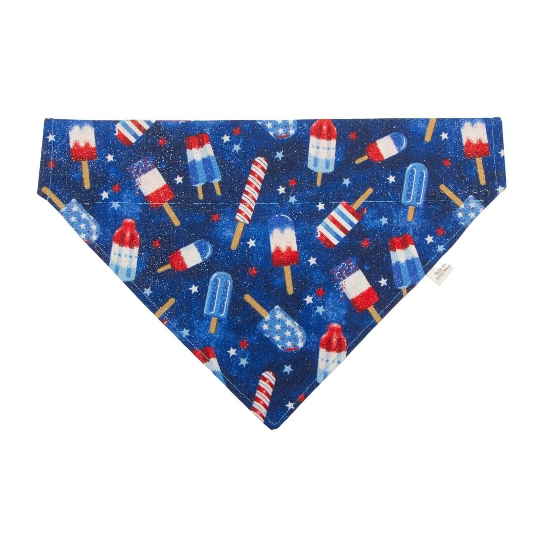 Watermelon and Popsicles Reversible Dog Bandana