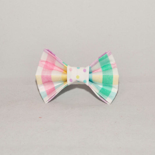 Spring/Easter Plaid Dog Bow Ties
